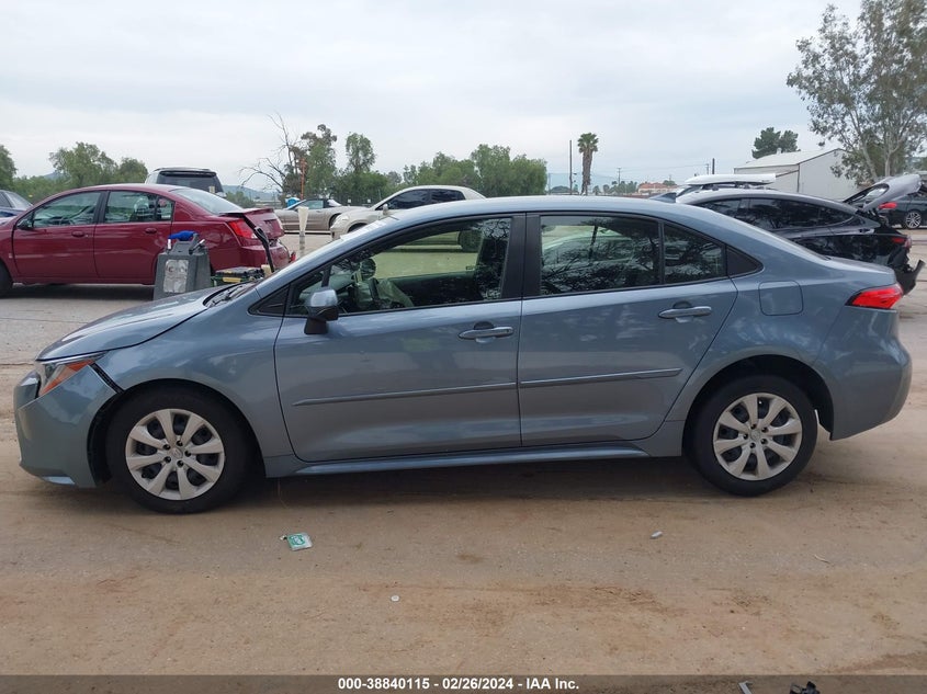 VIN JTDEPMAE6MJ189028 2021 TOYOTA COROLLA LE