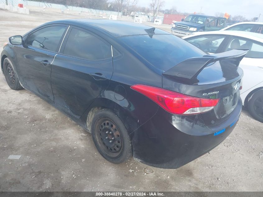 2013 Hyundai Elantra Gls VIN: 5NPDH4AE9DH445759 Lot: 38840278