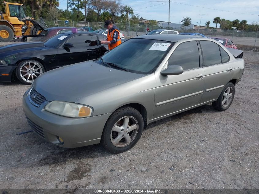 2000 Nissan Sentra Gxe/Xe VIN: 3N1CB51D6YL355696 Lot: 38840433