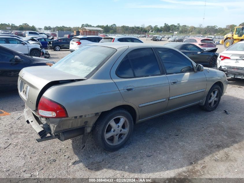 2000 Nissan Sentra Gxe/Xe VIN: 3N1CB51D6YL355696 Lot: 38840433