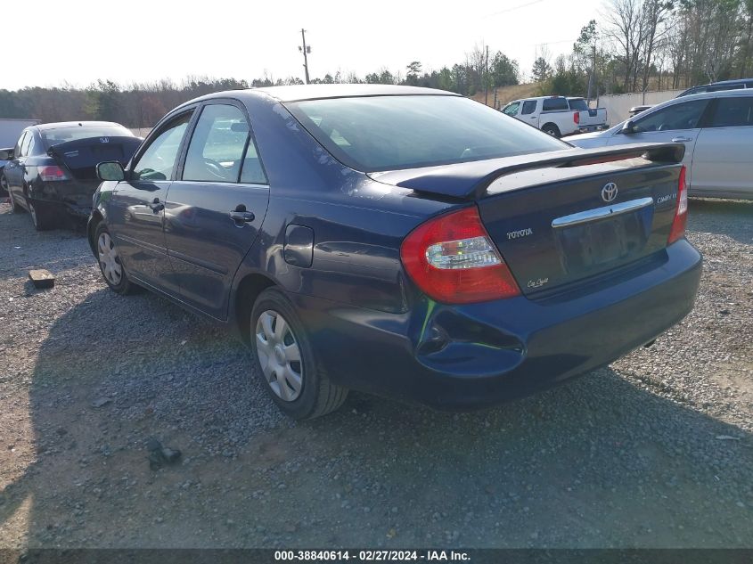 2002 Toyota Camry Le VIN: 4T1BE32K62U533617 Lot: 38840614