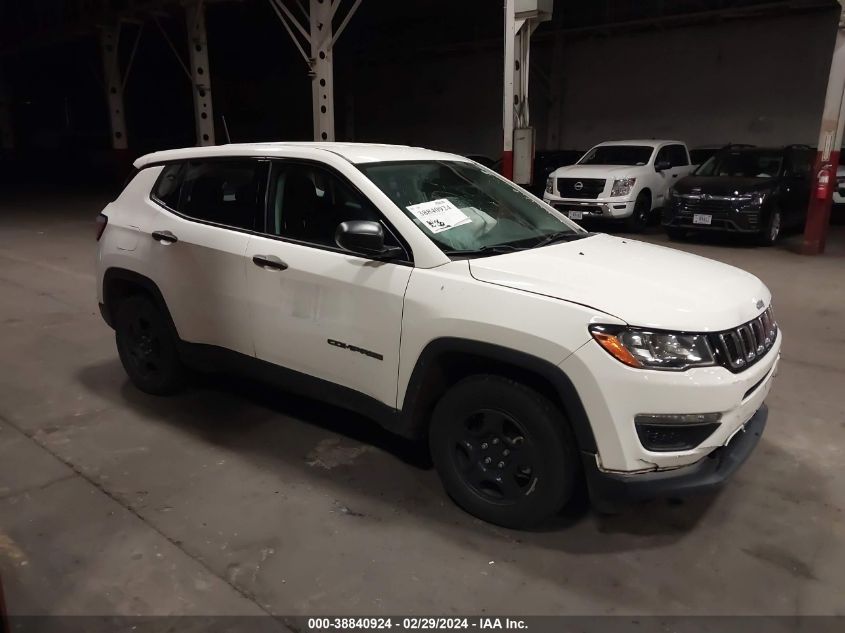 2018 Jeep Compass Sport Fwd VIN: 3C4NJCABXJT151761 Lot: 38840924