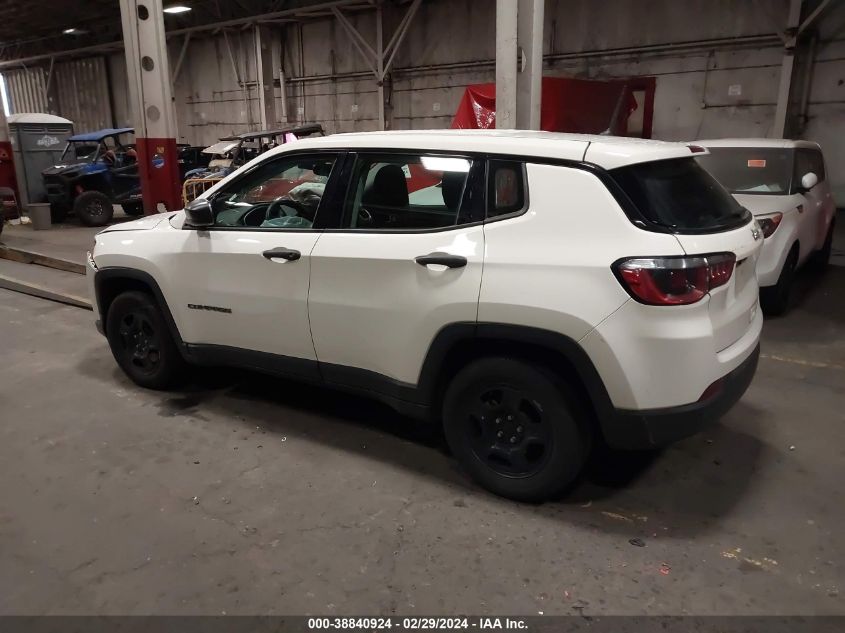 2018 Jeep Compass Sport Fwd VIN: 3C4NJCABXJT151761 Lot: 38840924