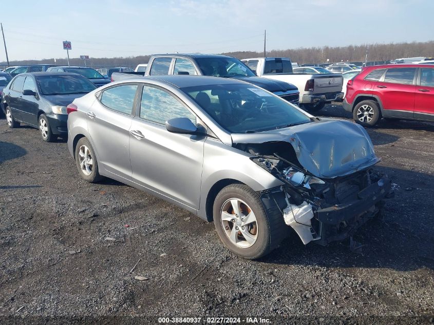 2015 HYUNDAI ELANTRA SE - KMHDH4AE3FU228910