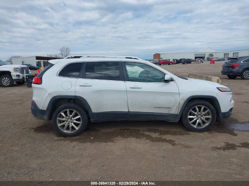 2014 Jeep Cherokee Limited VIN: 1C4PJLDS3EW134191 Lot: 38841320