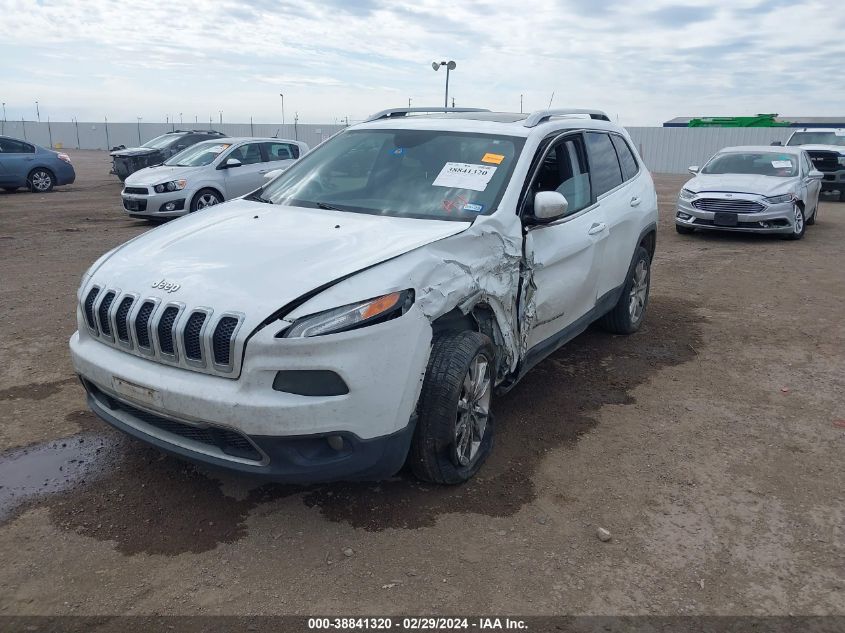 2014 Jeep Cherokee Limited VIN: 1C4PJLDS3EW134191 Lot: 38841320