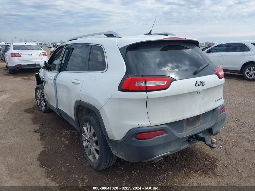 2014 Jeep Cherokee Limited VIN: 1C4PJLDS3EW134191 Lot: 38841320