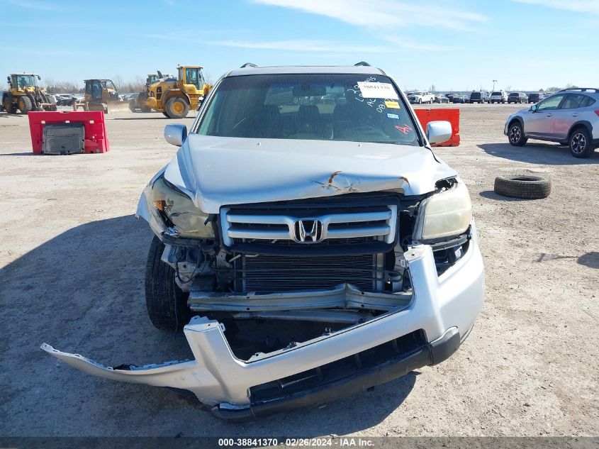 2006 Honda Pilot Ex-L VIN: 2HKYF18516H503569 Lot: 38841370