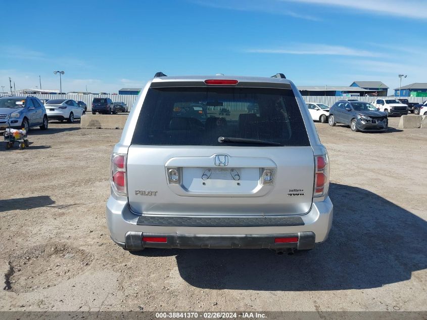 2006 Honda Pilot Ex-L VIN: 2HKYF18516H503569 Lot: 38841370