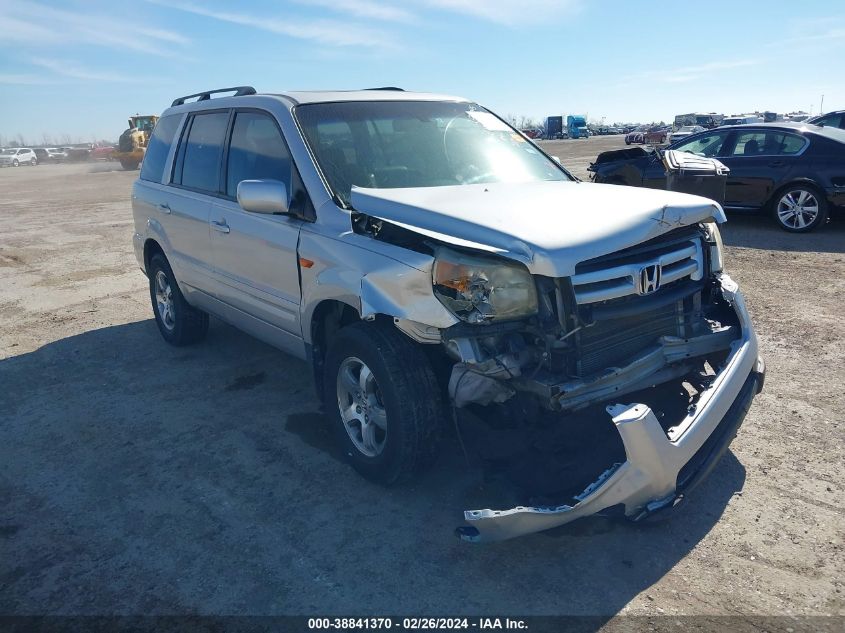 2006 Honda Pilot Ex-L VIN: 2HKYF18516H503569 Lot: 38841370