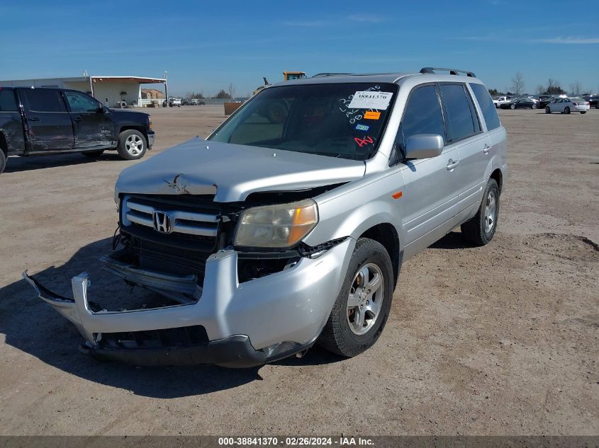 2006 Honda Pilot Ex-L VIN: 2HKYF18516H503569 Lot: 38841370