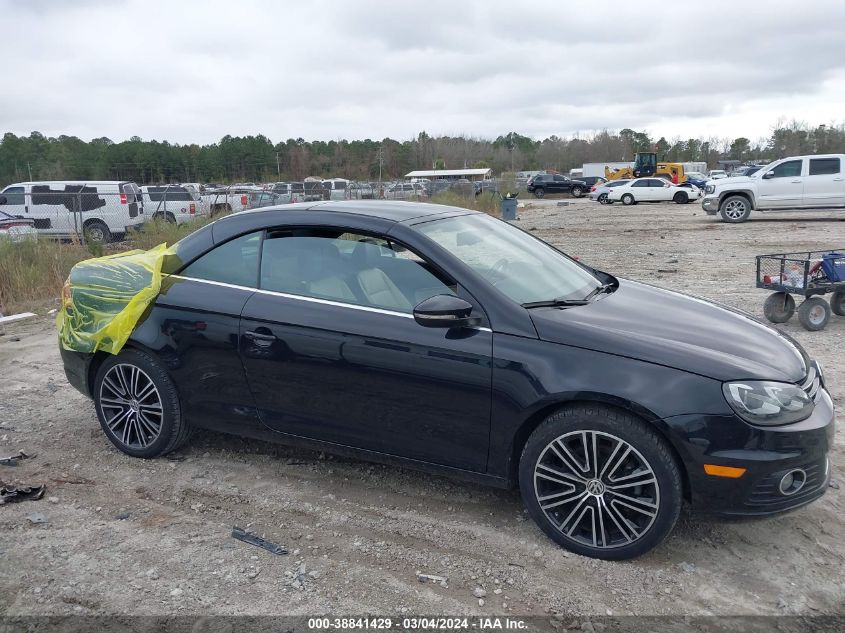 2015 Volkswagen Eos Final Edition VIN: WVWFW8AH4FV002616 Lot: 38841429