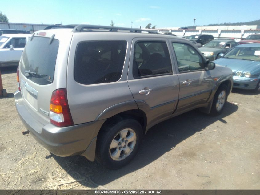 2001 Mazda Tribute Es V6/Lx V6 VIN: 4F2CU08101KM69061 Lot: 38841473