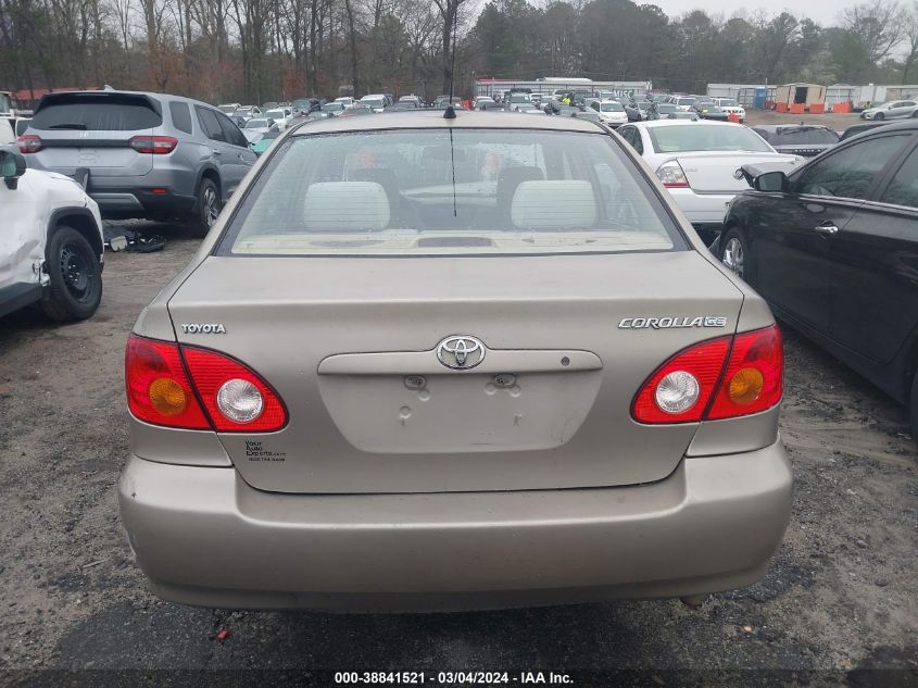 2004 Toyota Corolla Ce VIN: 1NXBR32E64Z331135 Lot: 38841521