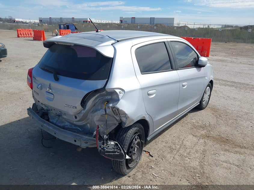 VIN ML32A3HJ7KH012769 2019 MITSUBISHI MIRAGE ES/RF