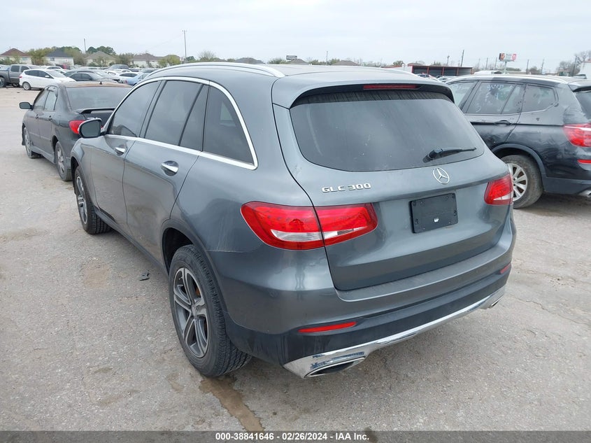 2017 Mercedes-Benz Glc 300 VIN: WDC0G4JB0HF198780 Lot: 38841646
