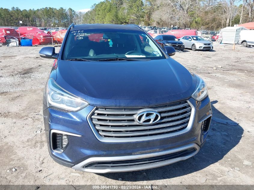 2017 Hyundai Santa Fe Limited VIN: KM8SNDHF4HU202687 Lot: 38841793