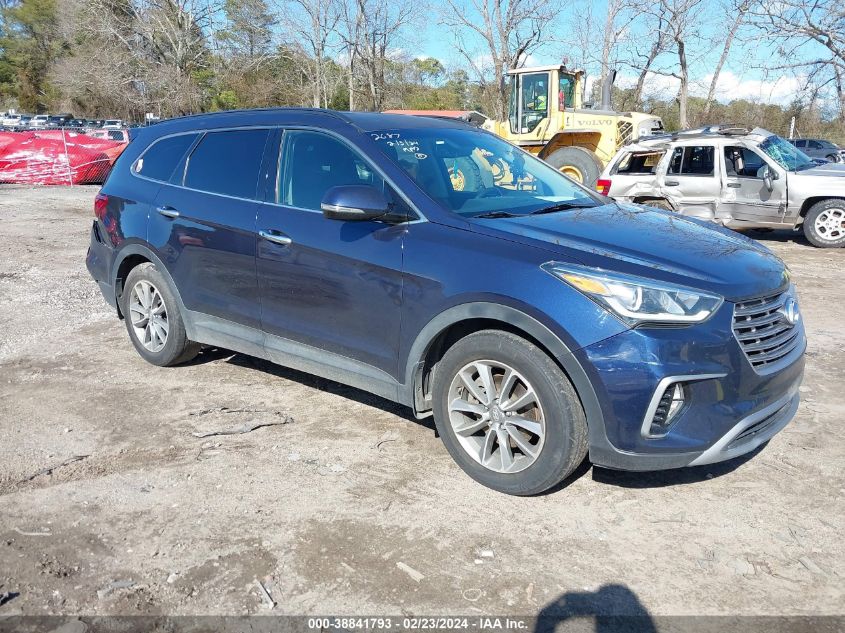 2017 Hyundai Santa Fe Limited VIN: KM8SNDHF4HU202687 Lot: 38841793