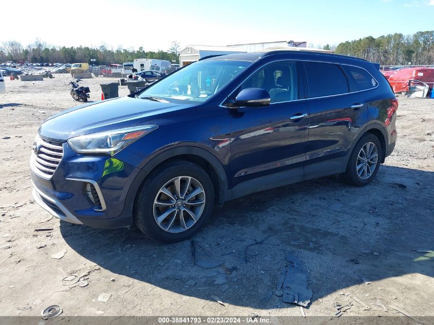 2017 Hyundai Santa Fe Limited VIN: KM8SNDHF4HU202687 Lot: 38841793