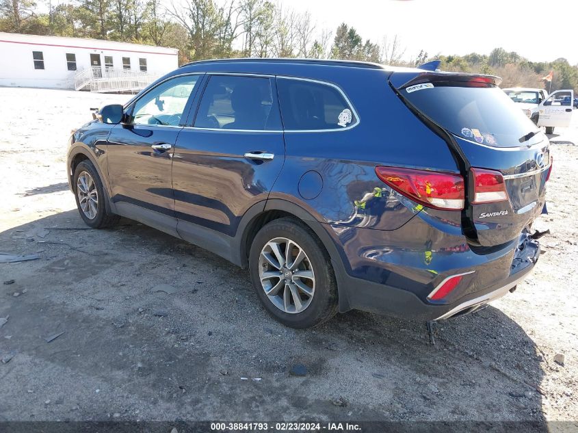 2017 Hyundai Santa Fe Limited VIN: KM8SNDHF4HU202687 Lot: 38841793