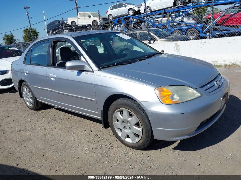 2002 Honda Civic Ex VIN: 2HGES26732H586970 Lot: 38842179