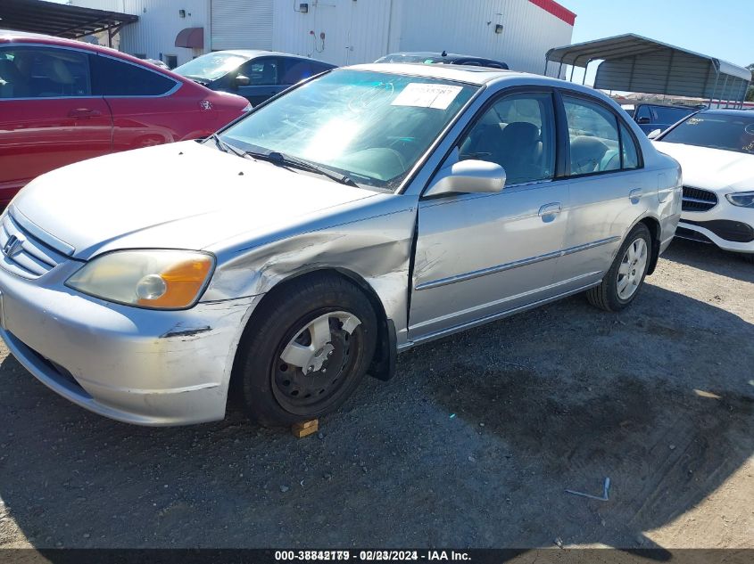 2002 Honda Civic Ex VIN: 2HGES26732H586970 Lot: 38842179