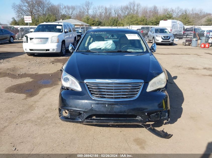 2012 Chrysler 200 Limited VIN: 1C3CCBCBXCN162338 Lot: 38842185