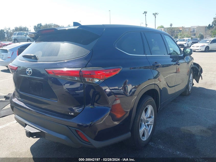 2021 TOYOTA HIGHLANDER VIN: 5TDZZRAH9MS528788