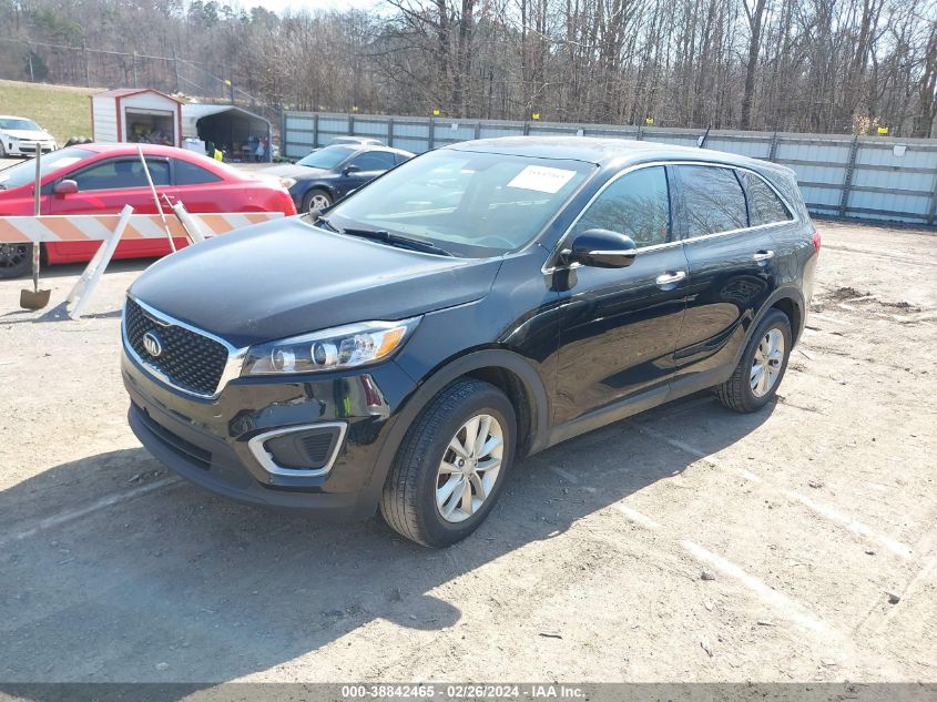 2018 Kia Sorento 2.4L L VIN: 5XYPG4A32JG350672 Lot: 38842465