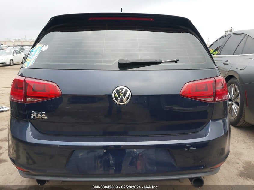 2017 VOLKSWAGEN GOLF GTI AUTOBAHN 4-DOOR/S 4-DOOR/SE 4-DOOR/SPORT 4-DOOR - 3VW4T7AU7HM011084