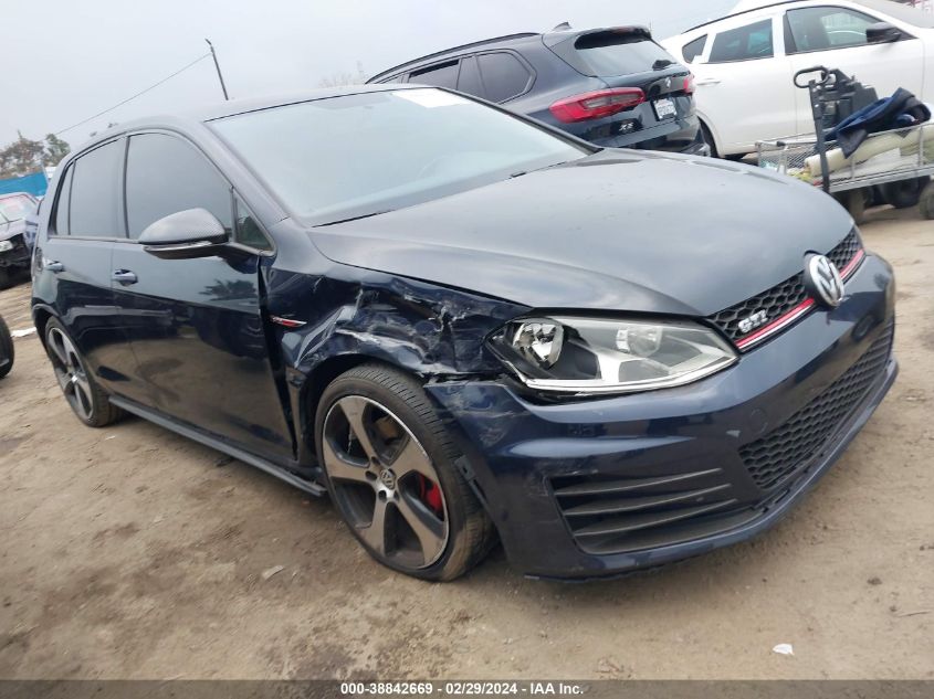 2017 VOLKSWAGEN GOLF GTI AUTOBAHN 4-DOOR/S 4-DOOR/SE 4-DOOR/SPORT 4-DOOR - 3VW4T7AU7HM011084