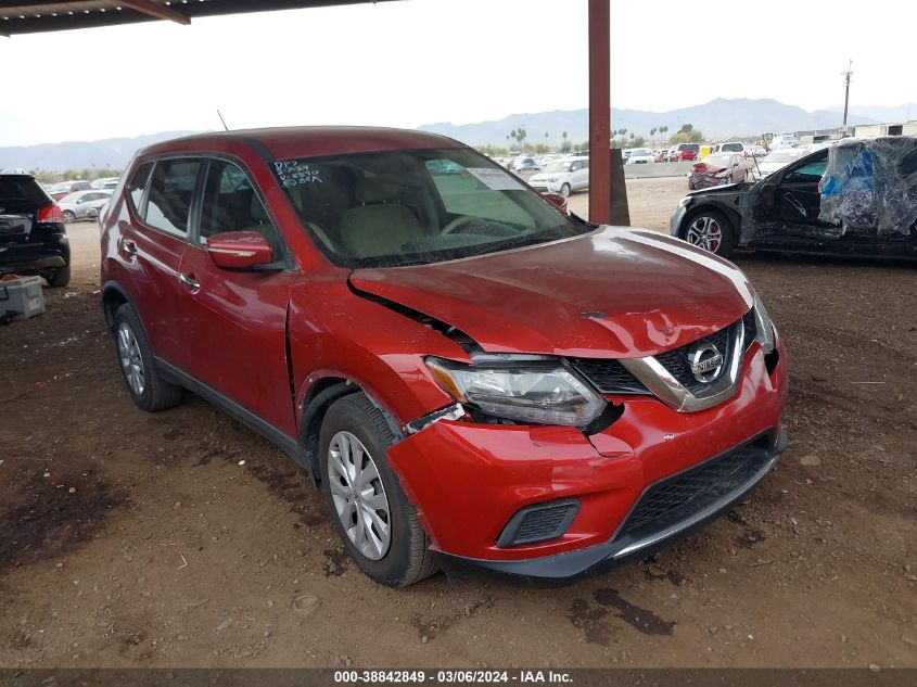 2015 Nissan Rogue S VIN: KNMAT2MT6FP508890 Lot: 38842849