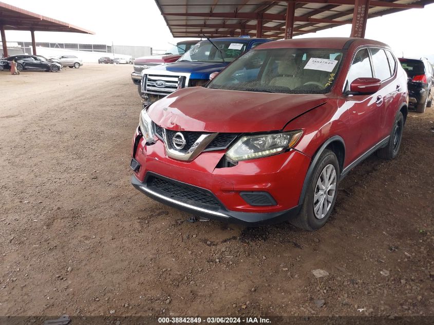 2015 Nissan Rogue S VIN: KNMAT2MT6FP508890 Lot: 38842849