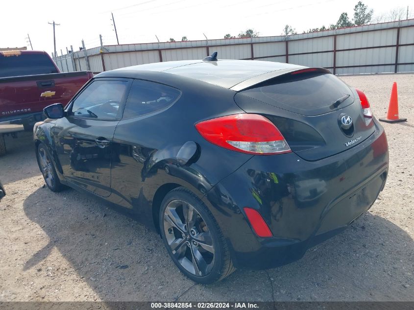 2016 Hyundai Veloster VIN: KMHTC6AD5GU266718 Lot: 38842854