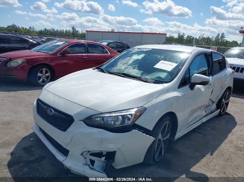 2017 Subaru Impreza 2.0I Sport VIN: 4S3GTAK61H3743757 Lot: 38842906