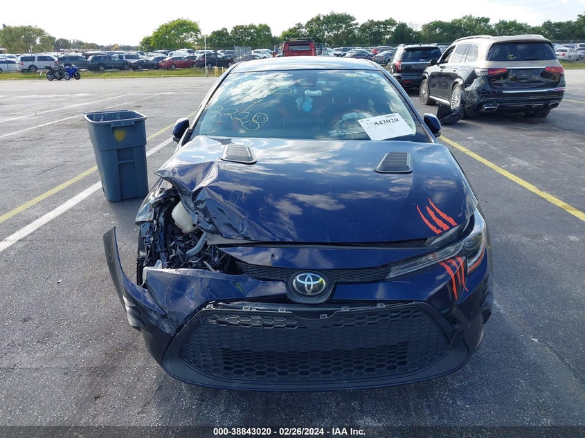 VIN JTDEPRAE3LJ102228 2020 TOYOTA COROLLA LE