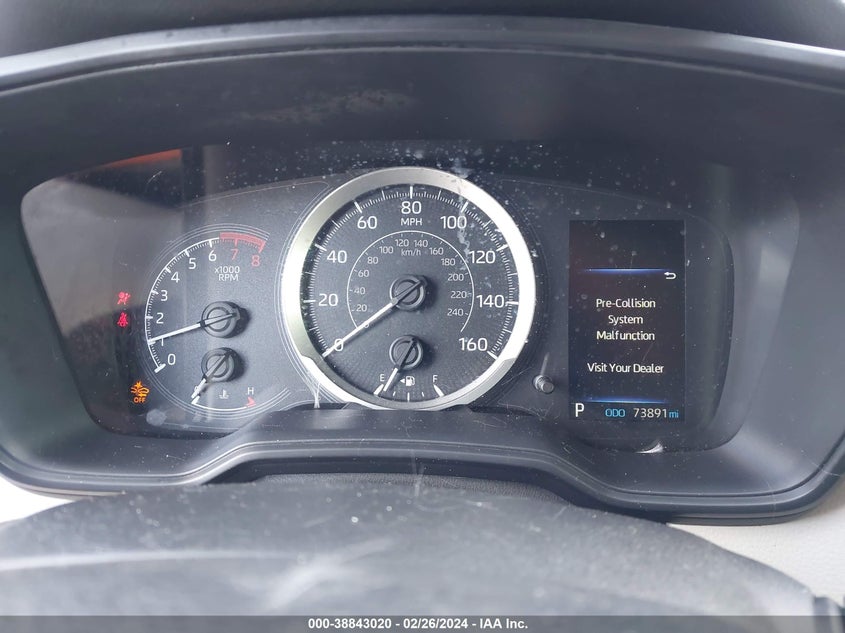 VIN JTDEPRAE3LJ102228 2020 TOYOTA COROLLA LE