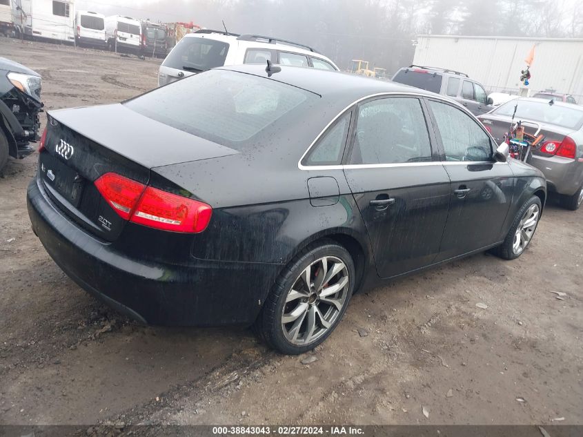 2012 Audi A4 2.0T Premium VIN: WAUBFAFL1CA120447 Lot: 38843043