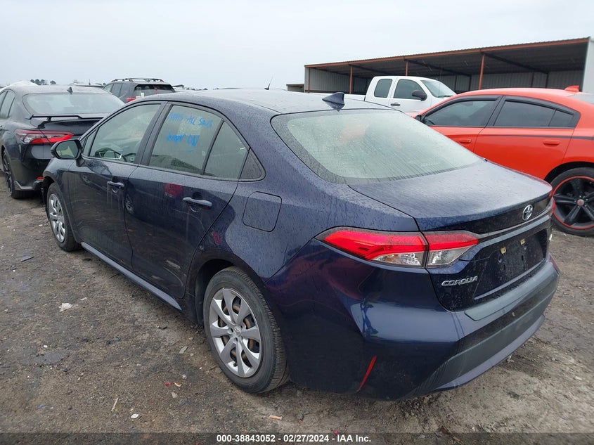 VIN JTDEPRAE1LJ030137 2020 TOYOTA COROLLA LE