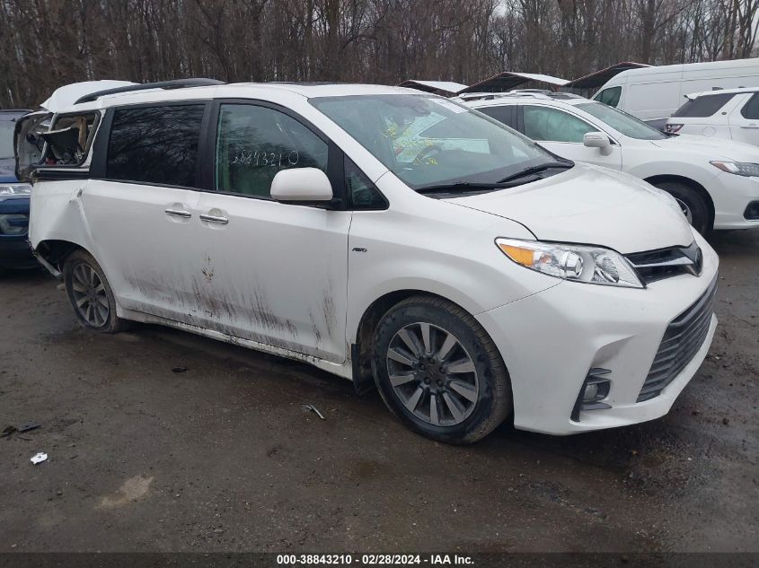 2019 Toyota Sienna Xle 7 Passenger VIN: 5TDDZ3DC7KS212438 Lot: 38843210