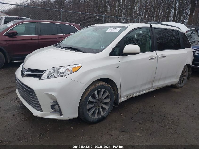 2019 Toyota Sienna Xle 7 Passenger VIN: 5TDDZ3DC7KS212438 Lot: 38843210