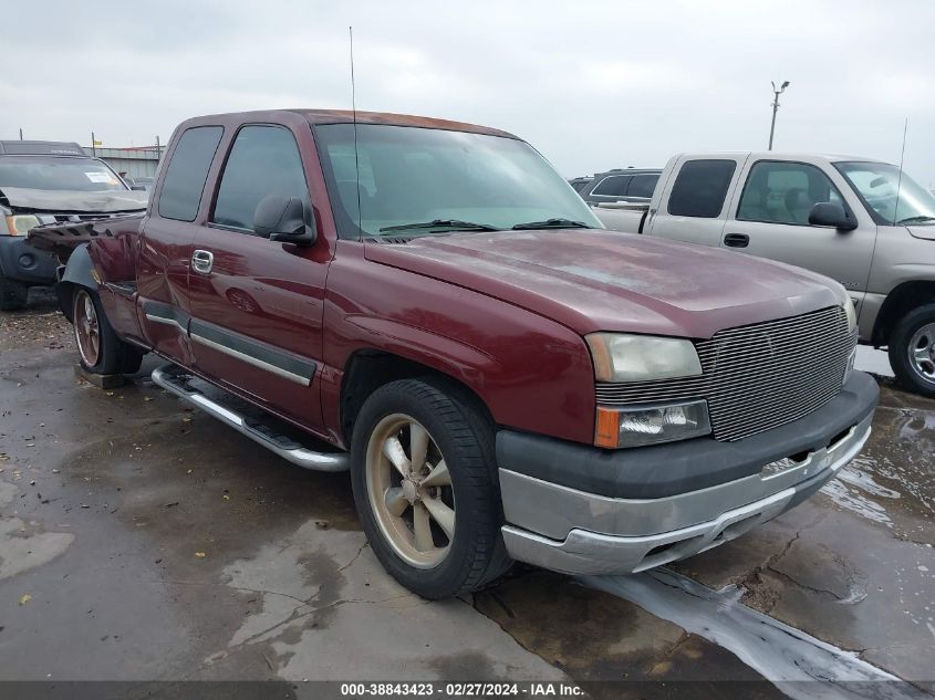 2003 Chevrolet Silverado 1500 Ls VIN: 1GCEC19VX3Z247642 Lot: 38843423