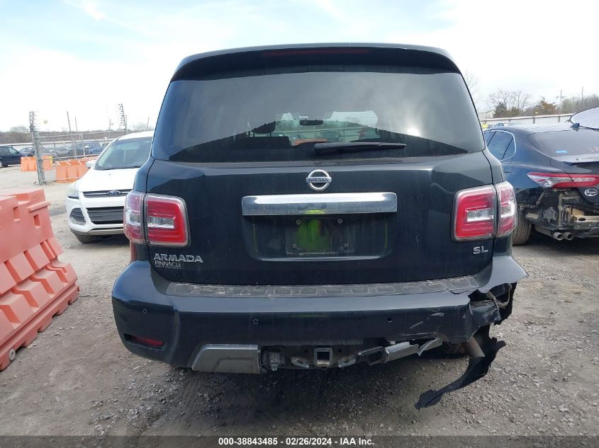 2019 Nissan Armada Sl VIN: JN8AY2NC2K9581791 Lot: 38843485