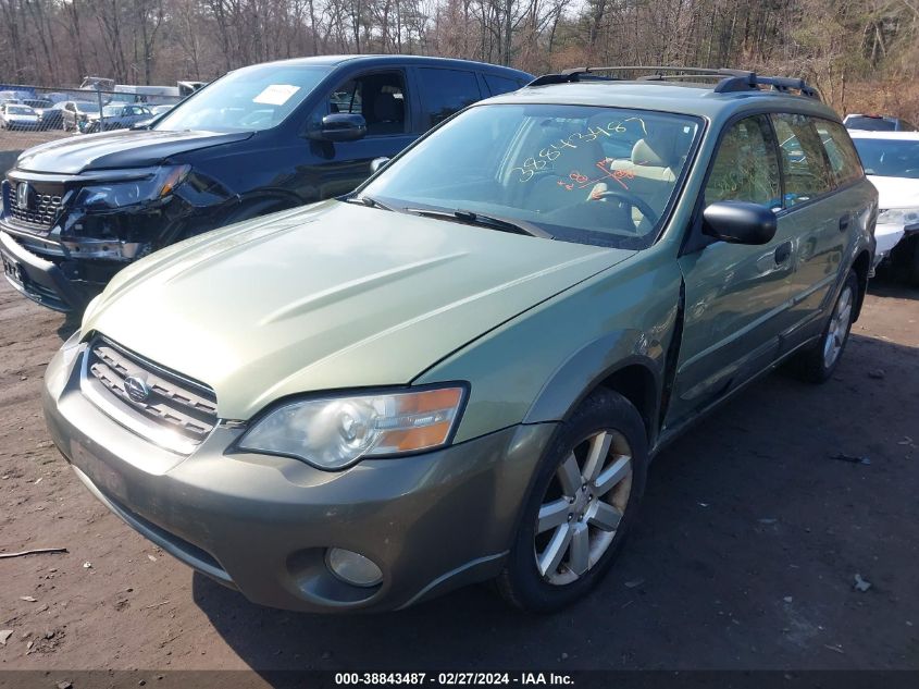 2006 Subaru Outback 2.5I VIN: 4S4BP61C967344177 Lot: 38843487