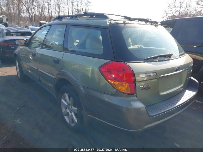 2006 Subaru Outback 2.5I VIN: 4S4BP61C967344177 Lot: 38843487