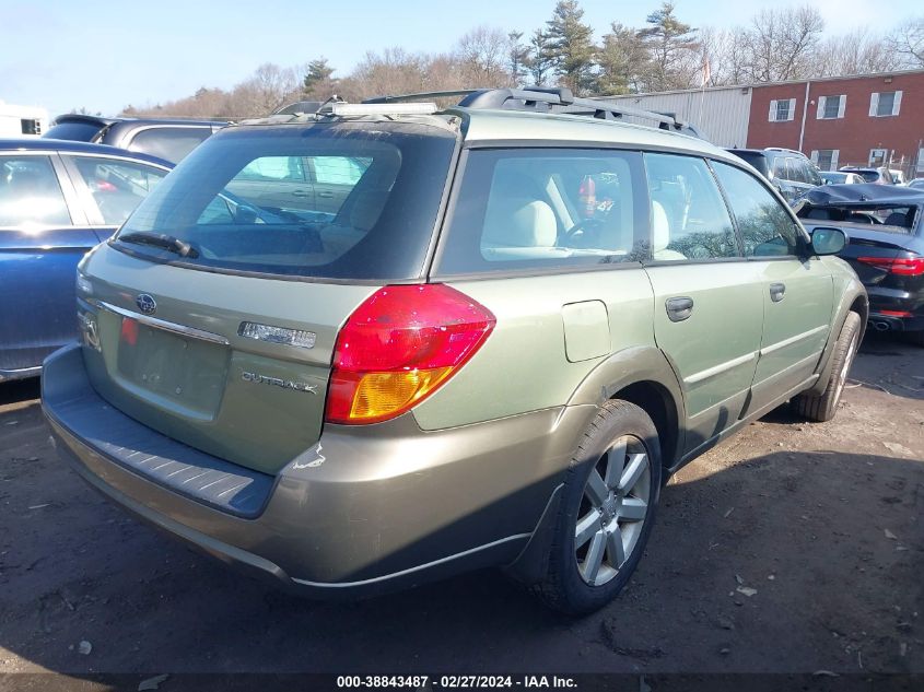 2006 Subaru Outback 2.5I VIN: 4S4BP61C967344177 Lot: 38843487