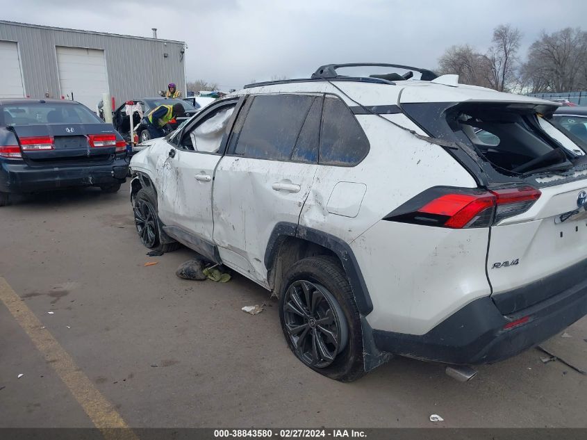 2022 Toyota Rav4 Xle Premium Hybrid VIN: 4T3B6RFVXNU093739 Lot: 38843580