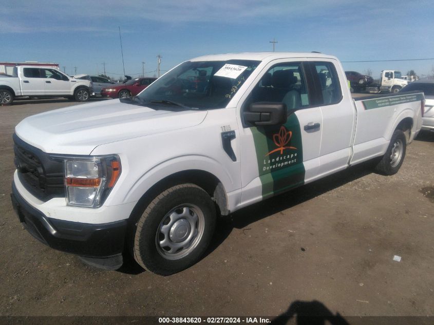 2021 Ford F-150 Xl VIN: 1FTEX1CP2MKD23556 Lot: 38843620