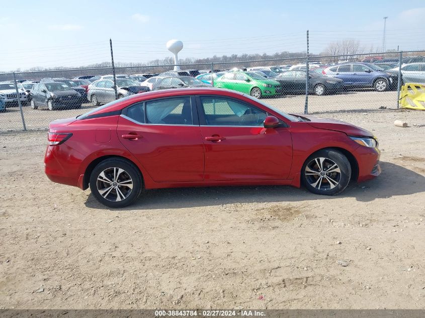 2021 Nissan Sentra Sv Xtronic Cvt VIN: 3N1AB8CV2MY207458 Lot: 38843784