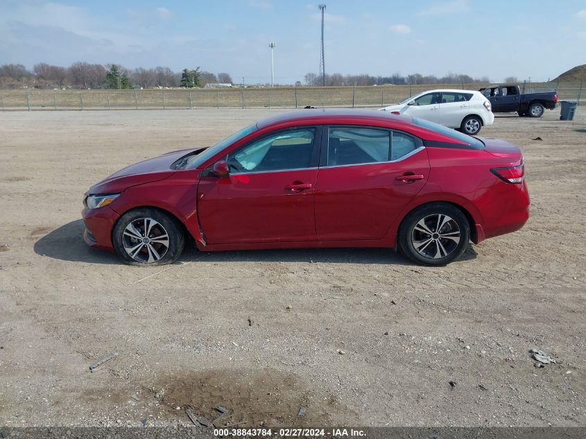 2021 Nissan Sentra Sv Xtronic Cvt VIN: 3N1AB8CV2MY207458 Lot: 38843784